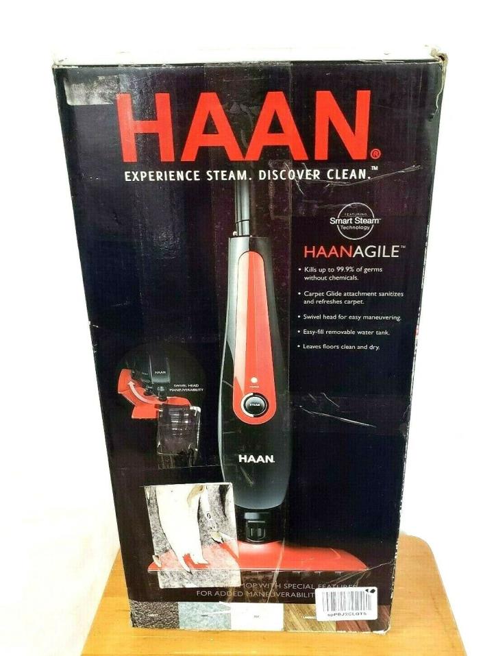 HAAN SI-40 Agile Total Upright Steam Mop Cleaner - Red/Black - CIB
