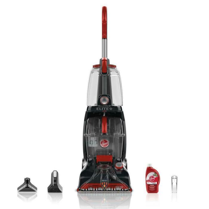 Hoover Power Spin Scrub Elite Pet Plus Upright Carpet Cleaner Shampooer Cleaning