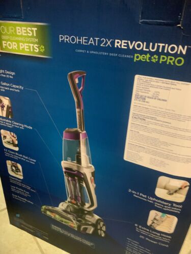BISSELL ProHeat 2X Revolution Pet Pro Upright Deep Cleaner - Silver/purple 19863