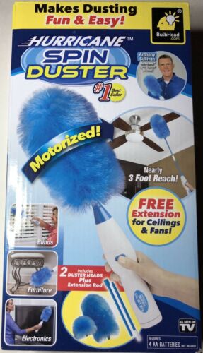 Hurricane Spin Duster Motorized Dust Wand by BulbHead The Electric Duster