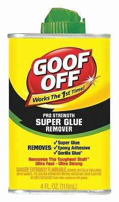 Goof Off Glue Remover, 4 oz. 4 oz. Clear   FG677  - 1 Each