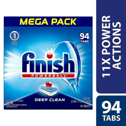 Finish - All in 1-94ct - Dishwasher Detergent - Powerball - Dishwashing Tablets