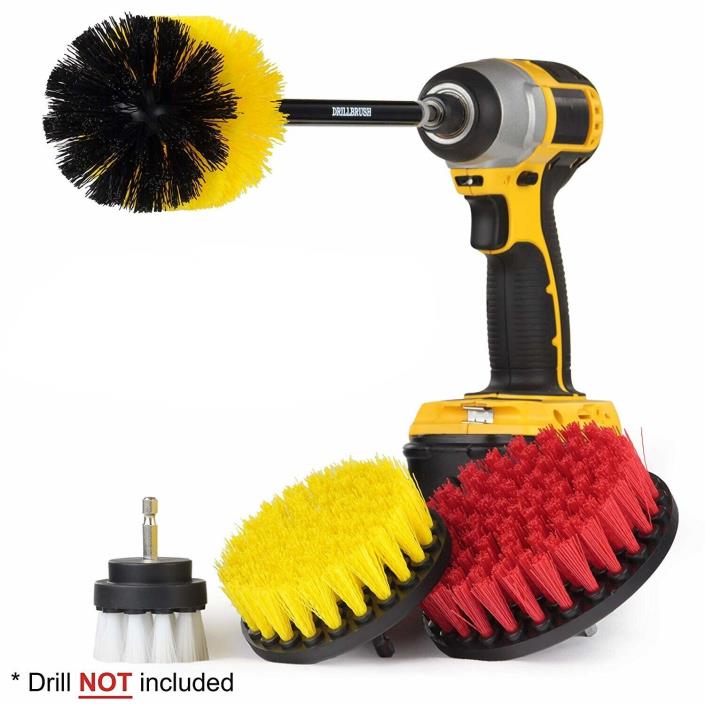 Drill Brush - Bath Mat - Shower Cleaner - Sliding Door - Carpet Cleaner - Scrub