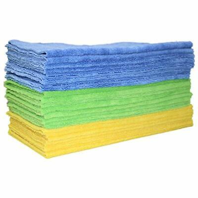 Premium Chamois Microfiber Cleaning Towel Ultrasonic Cut Edgeless, 16 X In, 24