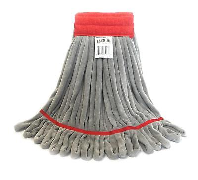 Microfiber Mop Head By Hero - 16 Ounces Extremely Durable With Nylon Scrubbing
