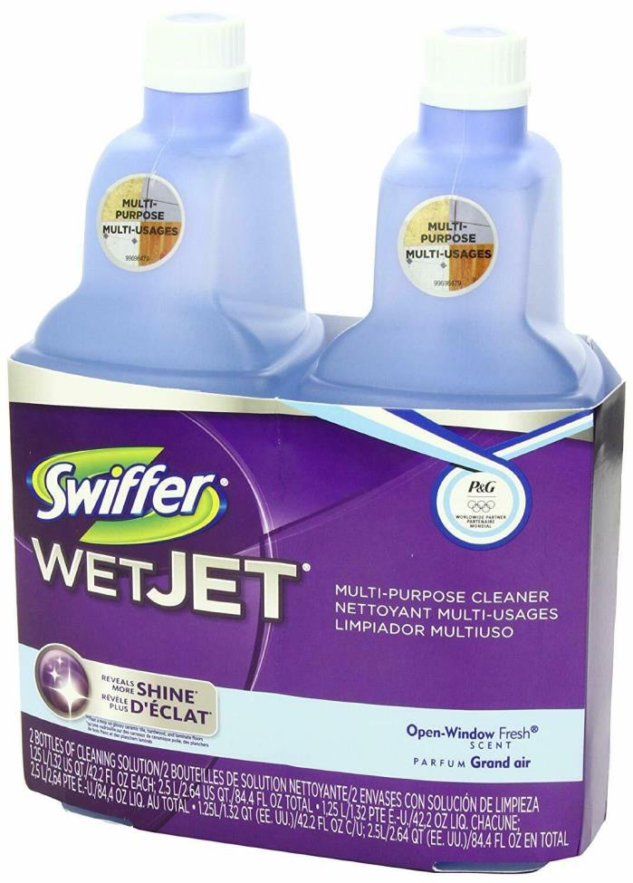 Swiffer Wetjet Hardwood Floor Mopping Cleaning Refills All Purpose Fresh Scent