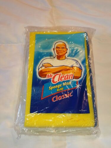 Mr Clean Classic Sponge Mop Refill With Scrubber 456977 For Mop 456976