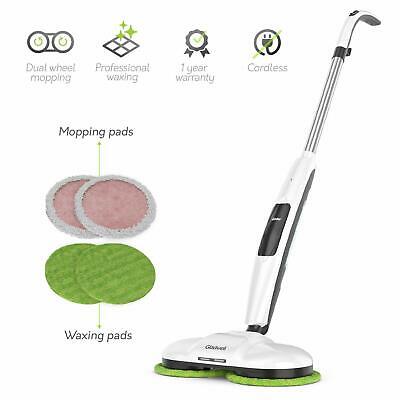 Gladwell Glider Cordless Electric Mop 3In1 Spinner Scrubber Waxer Floor Cleaner