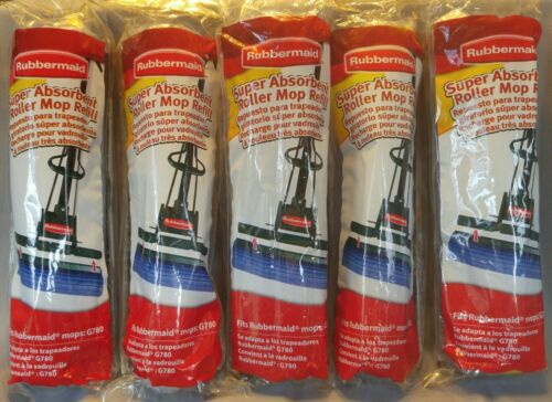 Rubbermaid Super Absorbent Roller Mop Refill G780 Lot of 10!