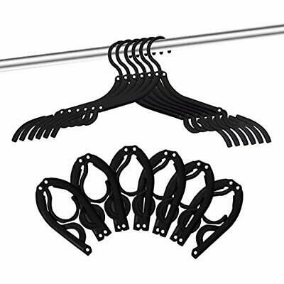 12 PCS Portable Folding Clothes Hangers Travel Accessories Foldable Drying Rack