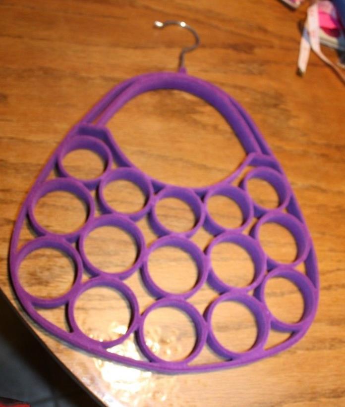Purple Scarf Hanger  (AR)