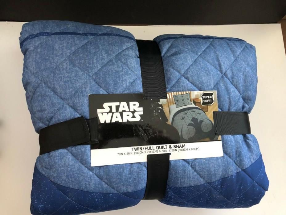 Star Wars Rebels Twin/Full Quilt / Comforter Set with Sham NEW