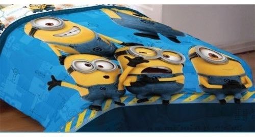 Despicable Me Minions Twin / Full Bedding Comforter Blanket Novelty Kids/Boys