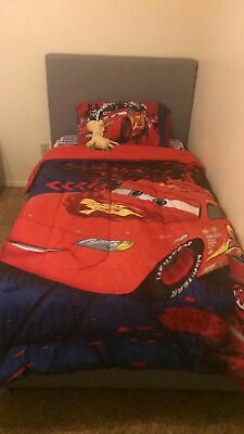 Disney Cars Nitroade Twin Bedding Comforter Set Blue/Red BRAND NEW