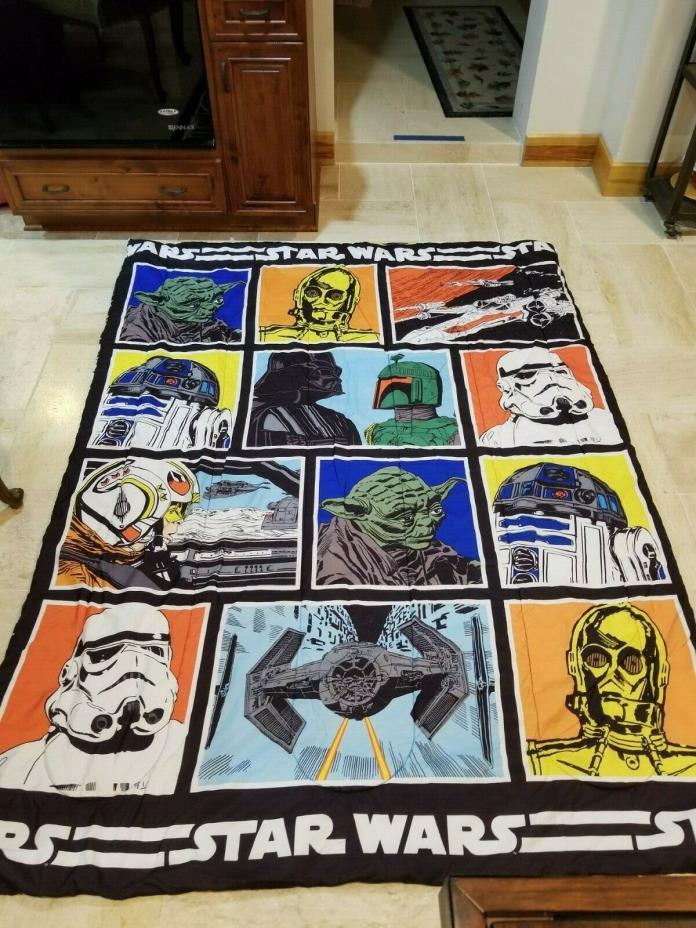 Disney Star Wars Classic Twin Reversible Comforter 64