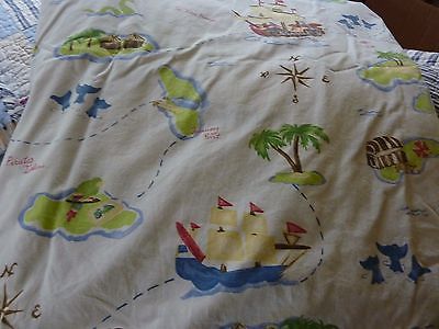 Pottery Barn Kids Pirate Twin Duvet Cover
