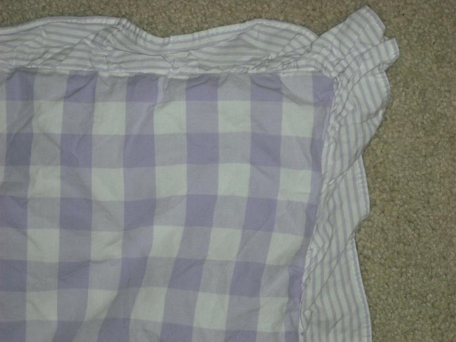 Pottery Barn Kids Checkered Cotton Duvet Cover STANDARD Sham TWIN