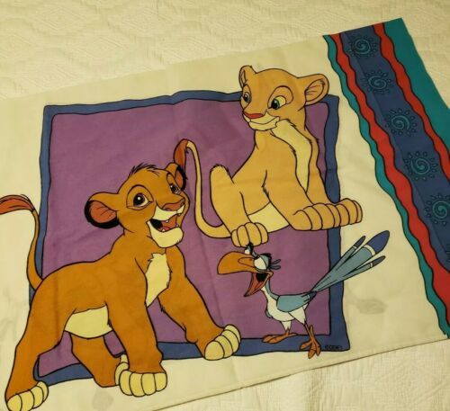 Disney THE LION KING  Timon Pumba Simba Nala 2 Sided Pillowcase Pillow Case