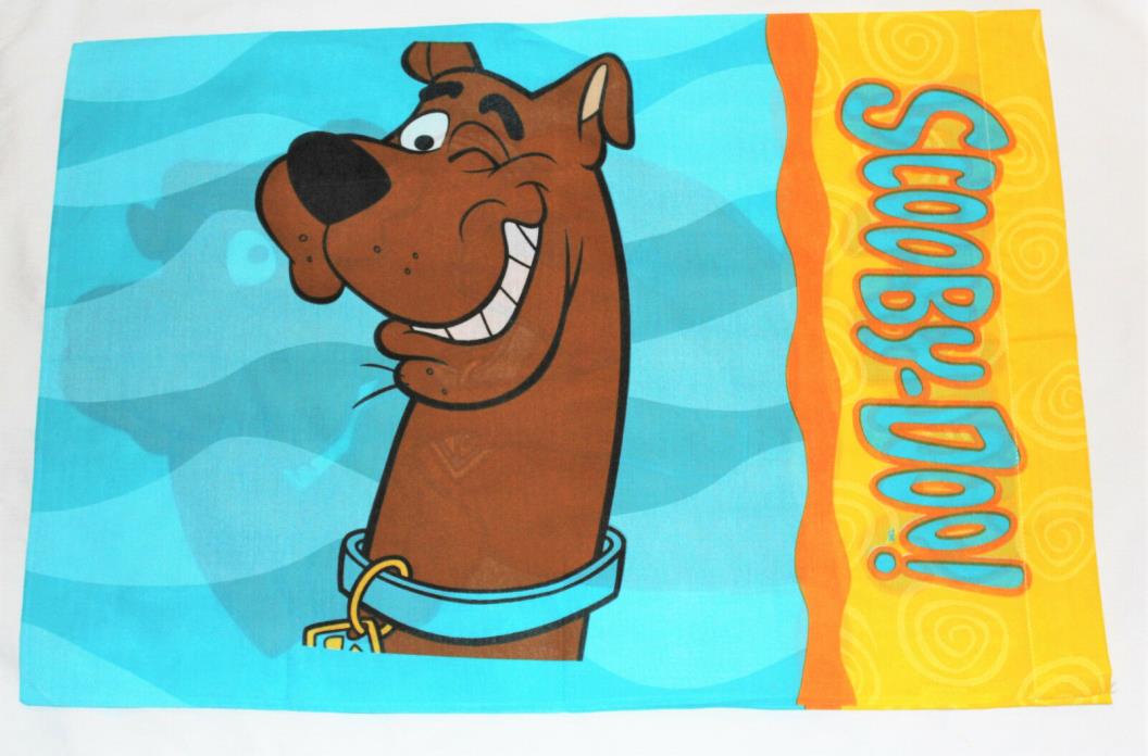 Vintage Hanna Barbera 1998 SCOOBY-DOO Sneak Dog Wink PILLOWCASE Pillow Case
