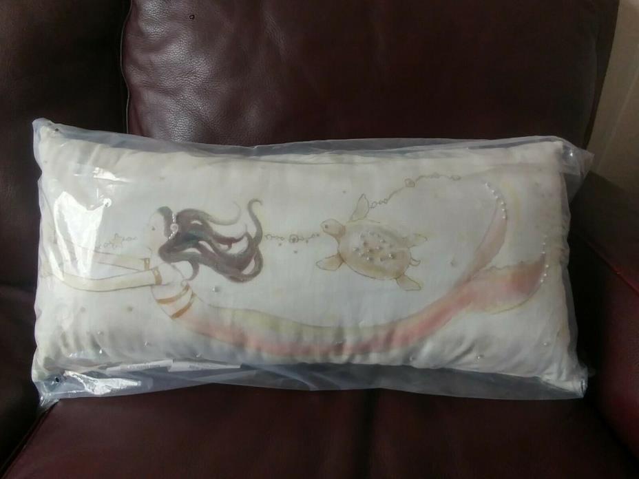 POTTERY BARN KIDS Isabelle Castle Lumbar Pillow Mermaid NWT Sold Out