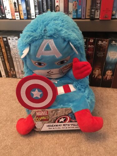 Marvel Comics Captain America Hideaway Pet Pillow new Avengers