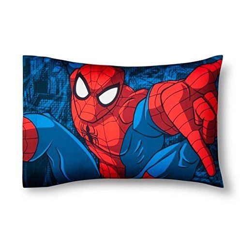 Marvel Spider-Man Red & Blue Pillow Case (Standard) 1 Unit