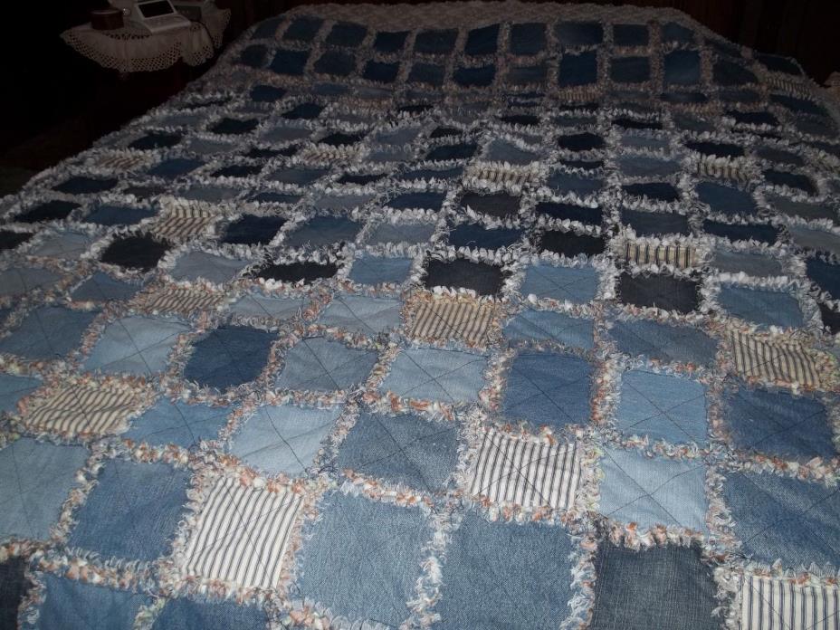 Denim rag quilt