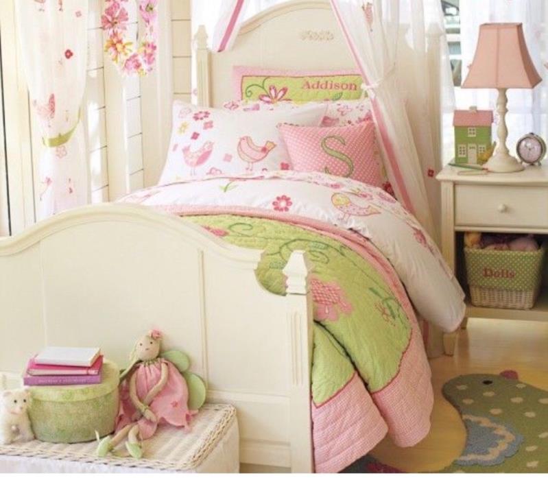 NEW Pottery Barn  kids Addison quilt and 2 shams.