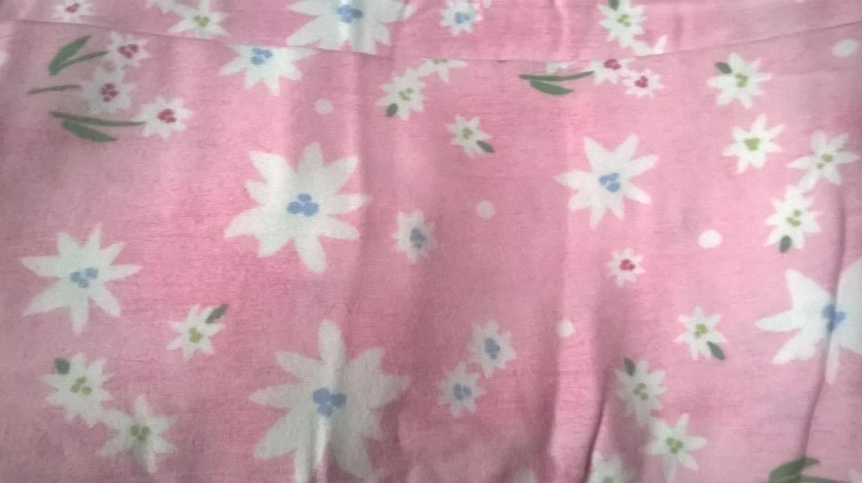 New Pottery Barn Kids Pink BLOSSOM Flannel Twin SHEETS floral