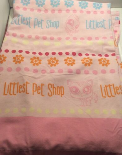 Littlest Pet Shop LPS Twin Flat Bed Sheet Bedding