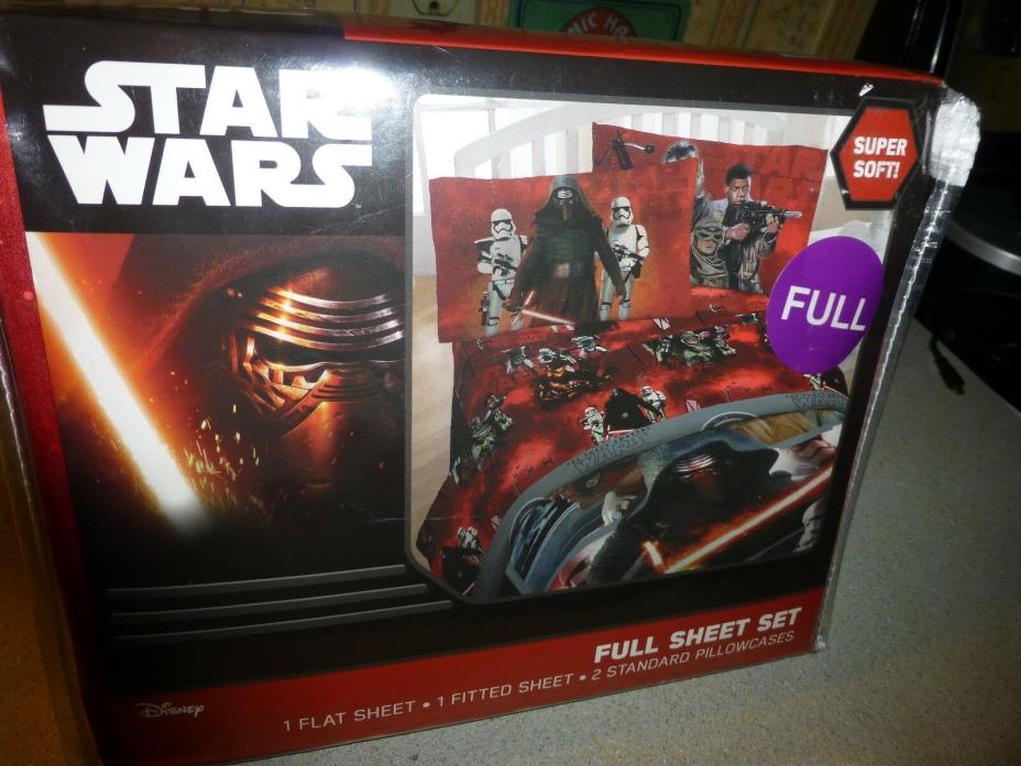 Disney Star Wars Full Sheet Set, Rare Set