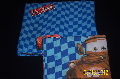 Disney Cars Fabric flat sheet and pillowcase