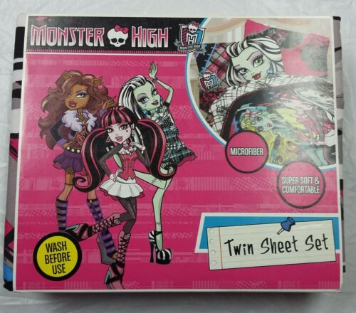 Monster High Twin Sheet Set Right to Fright