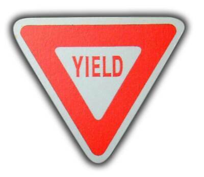 Road Sign Yield Sign Drawer Pulls (Set of 2) [ID 83180]