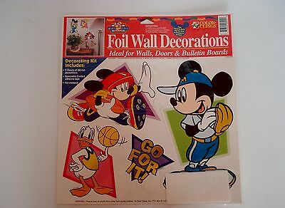 Foil Wall Decor Door Bulletin Board Soccer Ball Skate Mickey Minnie Donald