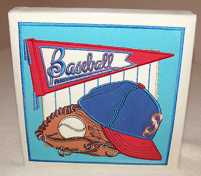 baseball wall decor plaque sign pre owned