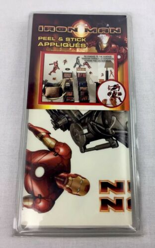 RoomMates Marvel Hero Iron Man Peel and Stick Wall Decal Appliques Pack of 20+