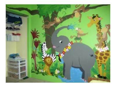 Jungle Hula Party Wall Mural [ID 50738]