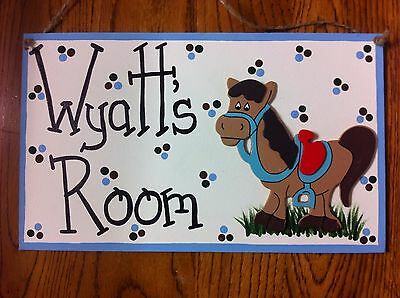 Personalized Name sign western horse personalized custom Country cuties crafts