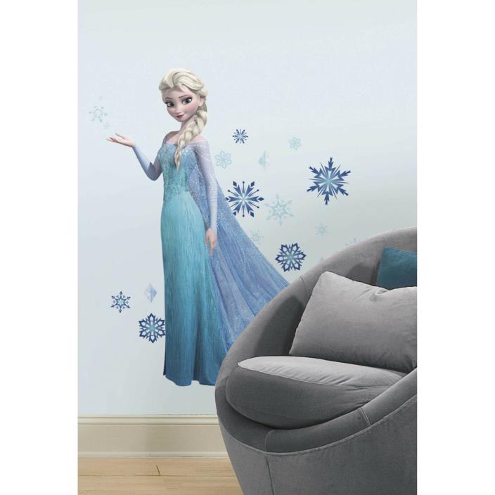 New Disney RoomMates Peel & Stick Giant Wall Decals in Elsa 44 Ct