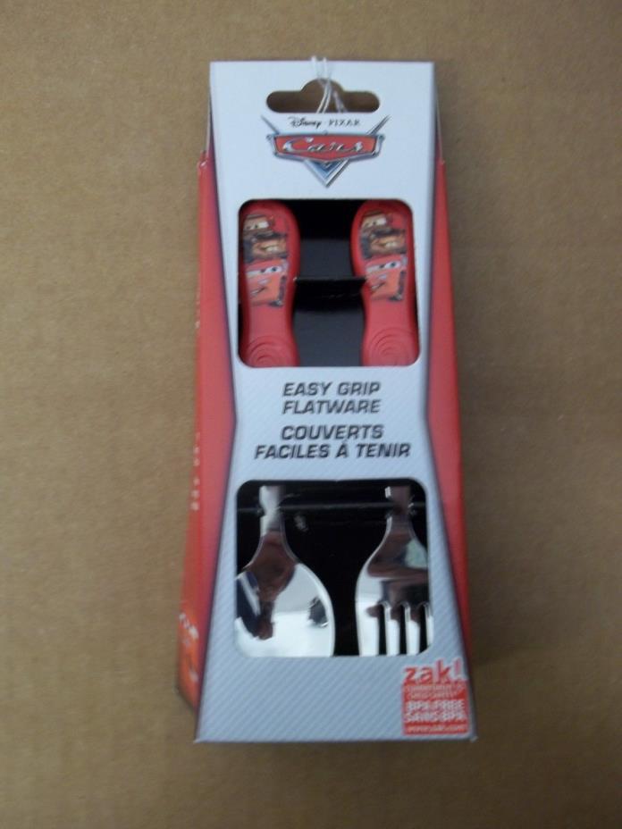 Disney Cars Toddler Metal Fork & Spoon Set