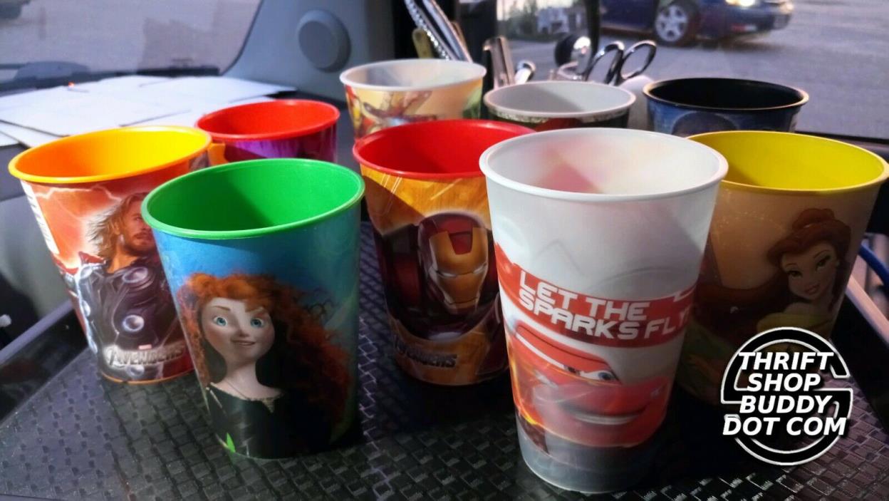 Assorted Children's Character Plastic Cups
