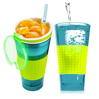 2 Snack Drink Cup Lid Straw Travel Mug Tumbler Food Storage Container Kids Adult