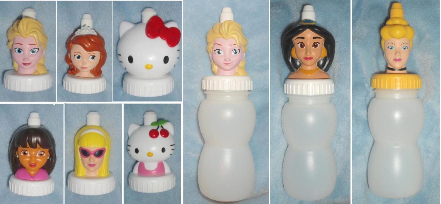 Good2Grow Juice LID Bottle Disney Cinderella Sofia the First Frozen Elsa Choose