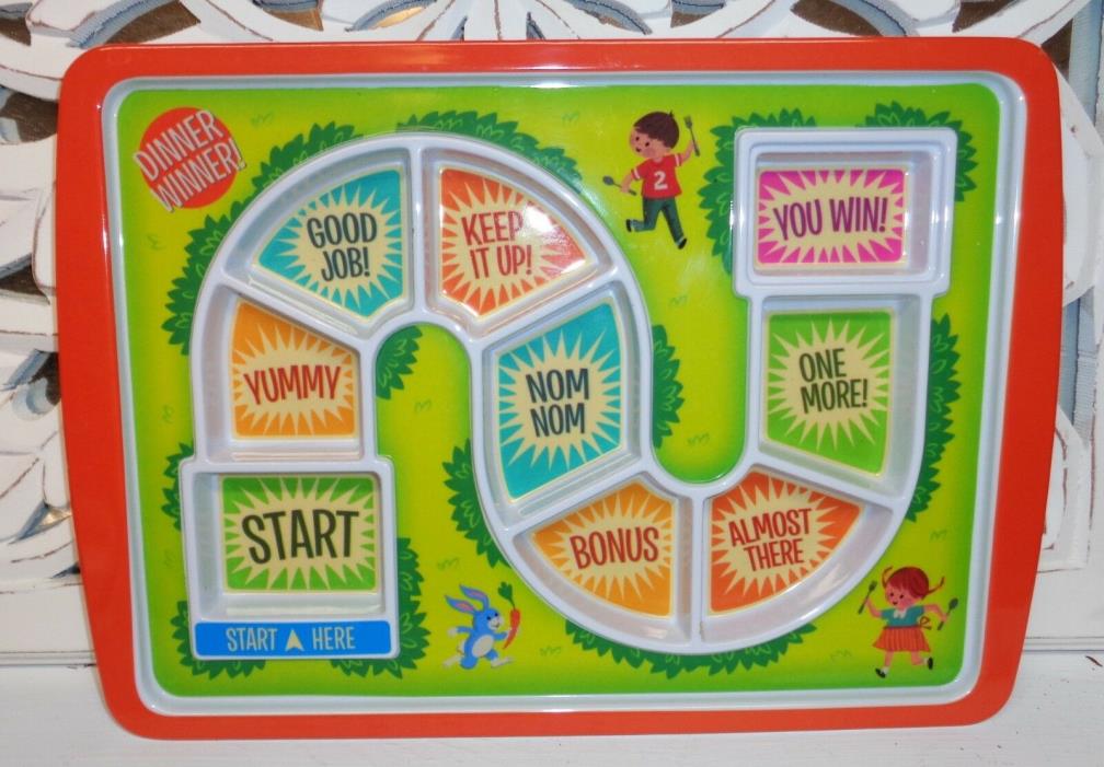 Fred Dinner Winner Kids Divided Dinner Game Tray