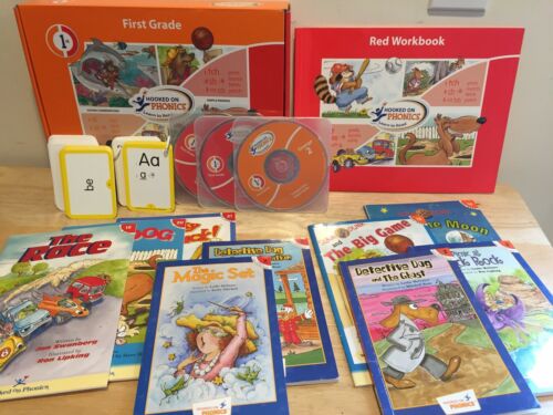 Hooked On Phonics Learn to Read 1st Grade Kids Teachers Homeschool Books CD