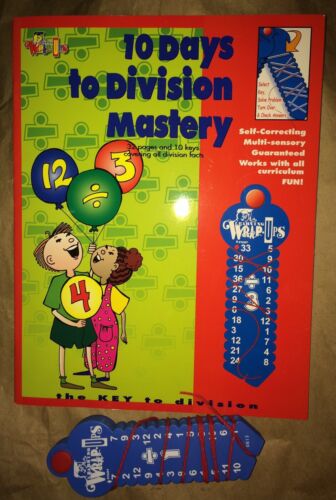 MATH WRAP UPS 10 Days To Division Mastery Book Key To Division Homeschool