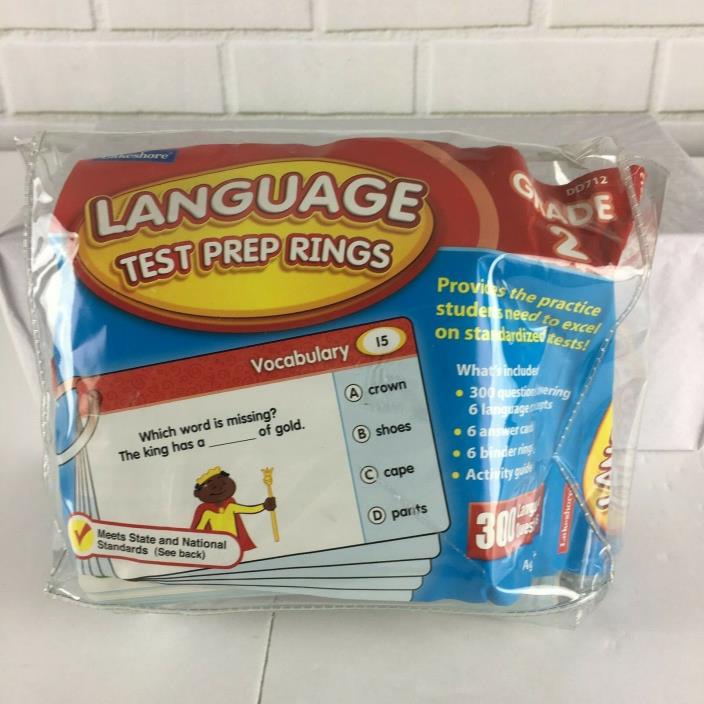 2nd Grade Language Test Prep Rings Lakeshore Learning Homeschool Resource kids