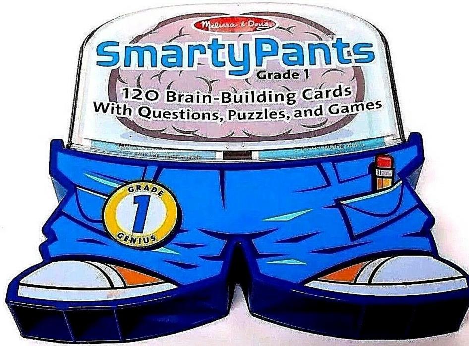 Melissa & Doug Smarty Pants First 1st Grade Educational Game Cards Puzzles Games