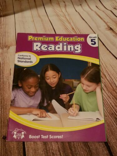 5th Grade Reading Workbook Tutor Teacher Homeschool Tutoring Literacy